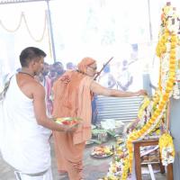 Coconut Gana-Havana Purnahuti - HH Swamiji's visit to Sunkadakatte Shri Vinayaka Temple on 5th Vardhanti of Temple (15 April 2026)